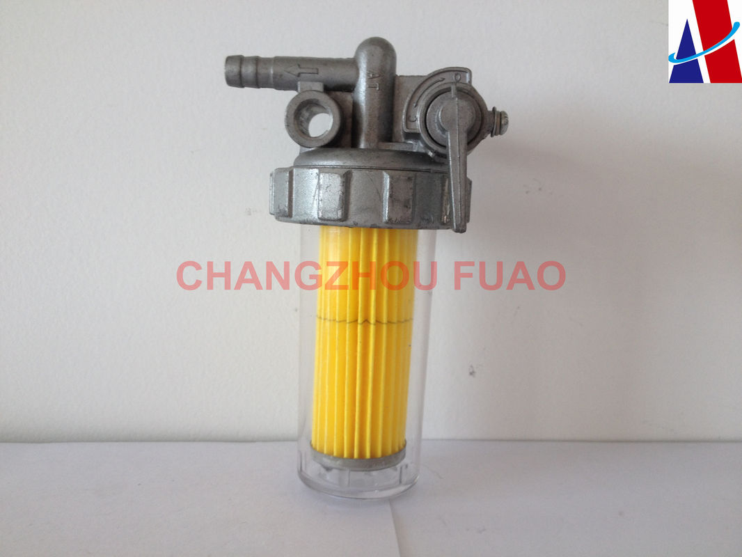 R175 Kubota Diesel Engine Parts Fule Filter external type yellow color heigh is 12.5cm