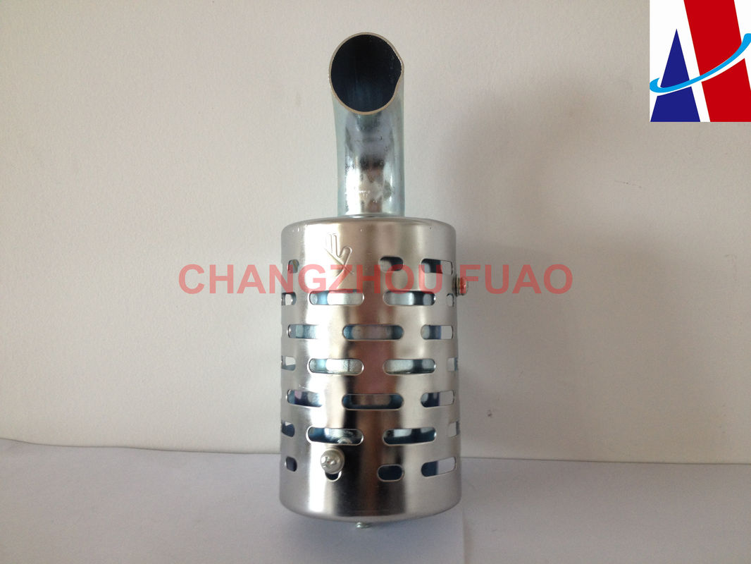 Silencer Assembly Silver Diesel Engine Spare Parts with Hand Mark