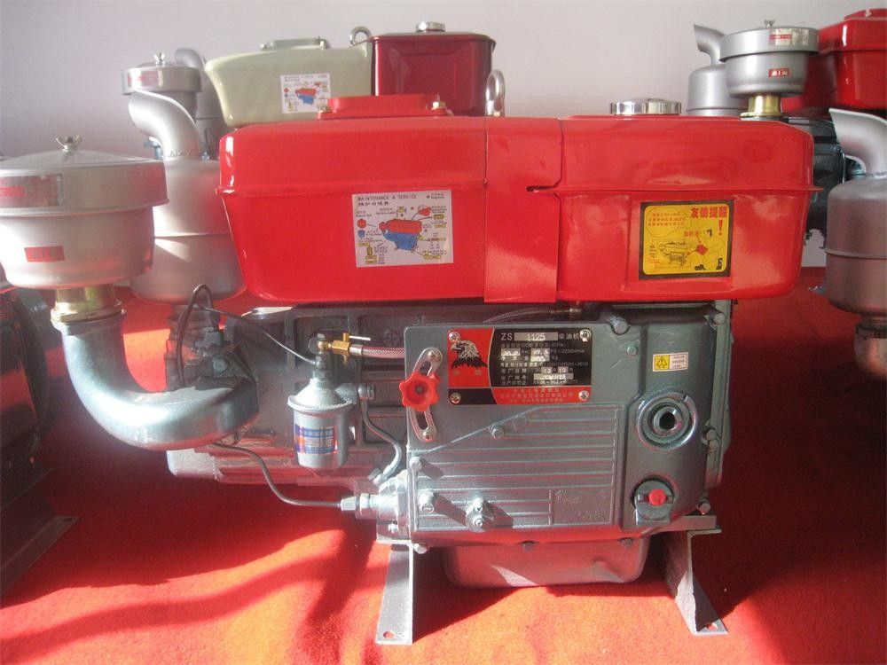 Durable Single Cylinder Diesel Engine / water cooled small engine