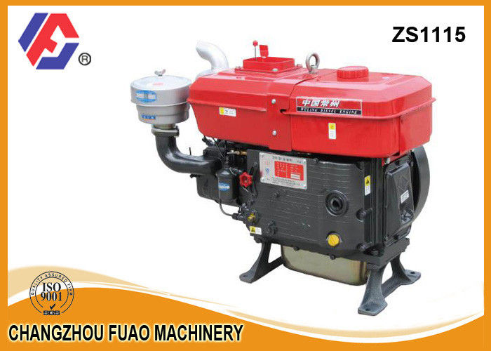 4 Stroke 22 HP Diesel Engine Dongfeng ZS1115 with Hand cranking / starting motor